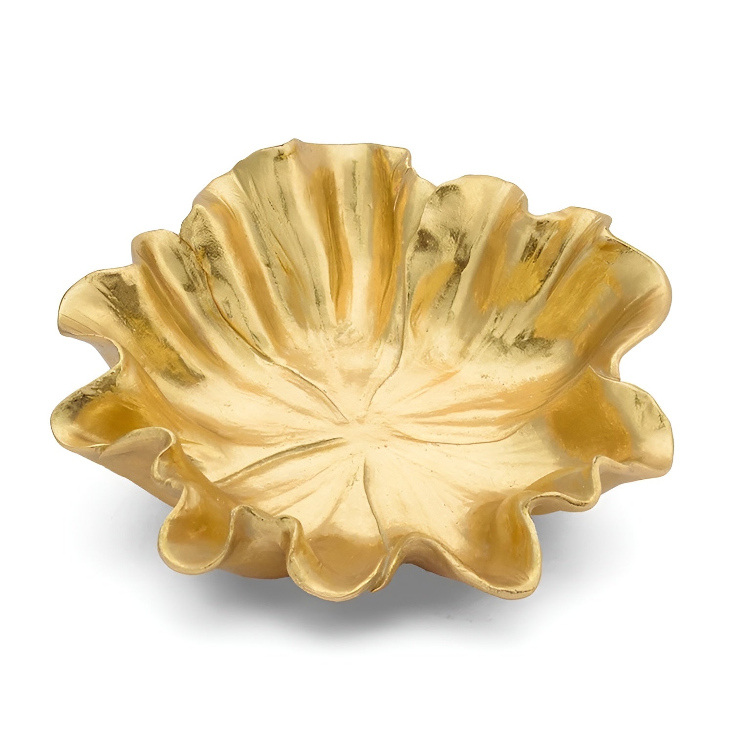 Bol decorativ Lotus Leaf, auriu, 25 cm, Iltesoro - SIMONA'S COLLECTION