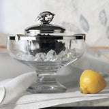 Bol pentru caviar, 17.5 cm, cristal si argint 925 - ROBBE & BERKING