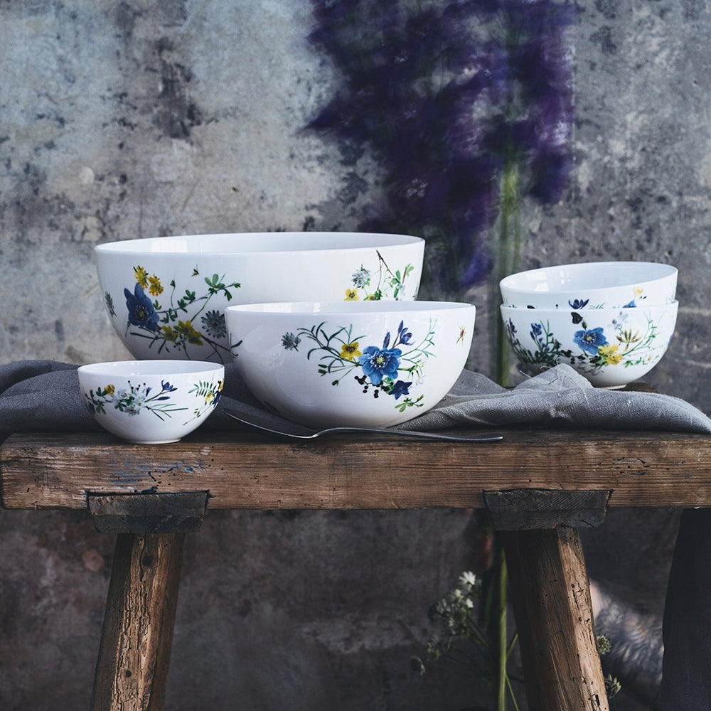 Bol pentru salata, 18 cm, Brillance Fleurs des Alpes by Regula Studli - ROSENTHAL
