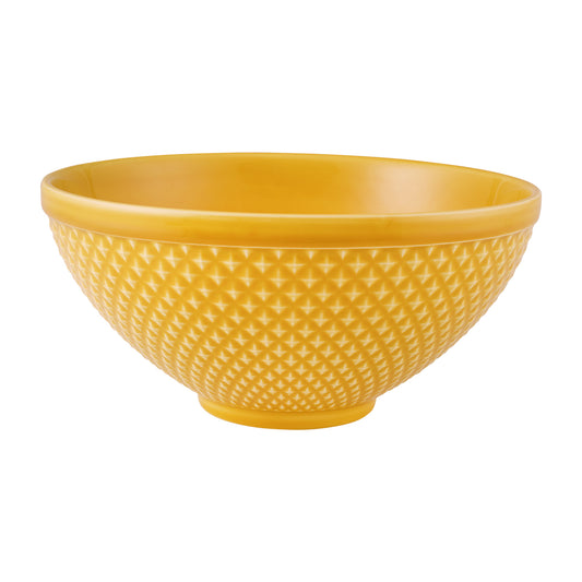 Bol pentru salata, galben, 25 cm, Bicos - BORDALLO PINHEIRO
