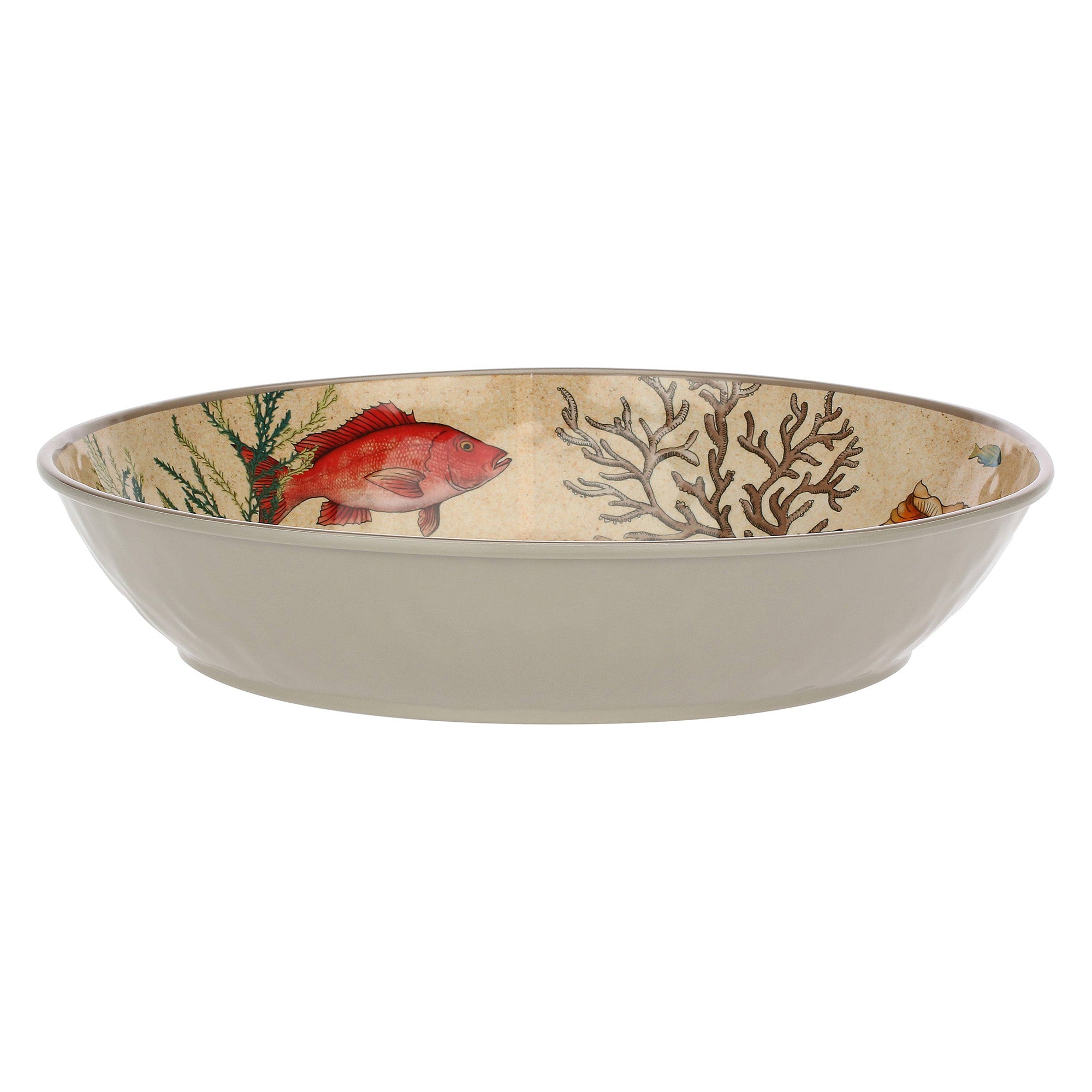 Bol pentru servire, melamina, 37 cm, Sea Life - SIMONA'S COLLECTION