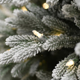 Brad artificial Snowed Paisley, alb, 750 leduri, 228 cm  - SIMONA'S CHRISTMAS