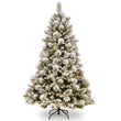 Brad artificial Snowy Falkirk, verde, 213 cm  - SIMONA'S CHRISTMAS