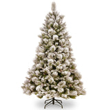 Brad artificial Snowy Falkirk, verde, 213 cm  - SIMONA'S CHRISTMAS