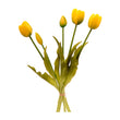 Buchet decorativ lalele, galben, 40 cm - SIMONA'S COLLECTION