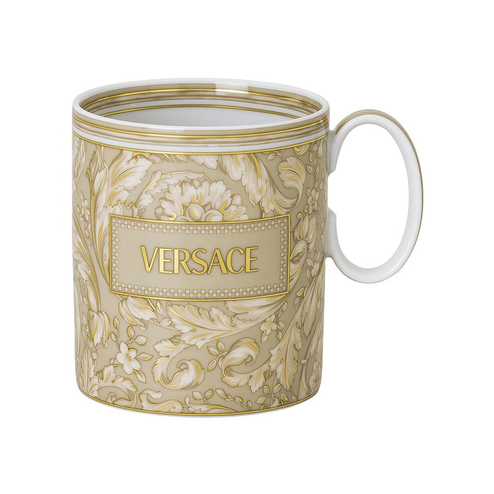 Cana din portelan, 300 ml, Barocco Beige - VERSACE