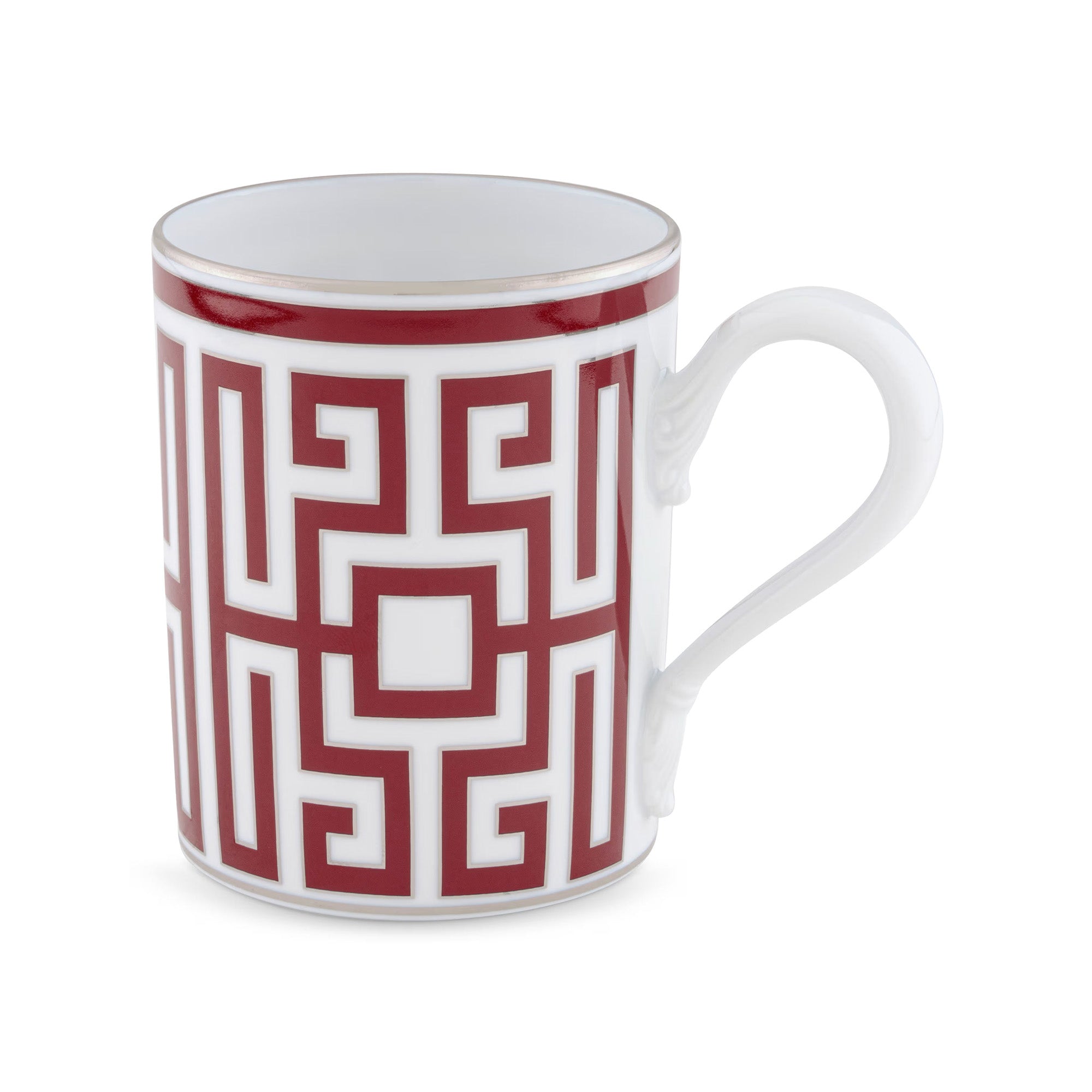 Cana din portelan, 365 ml, Labirinto Scarlatto - GINORI 1735