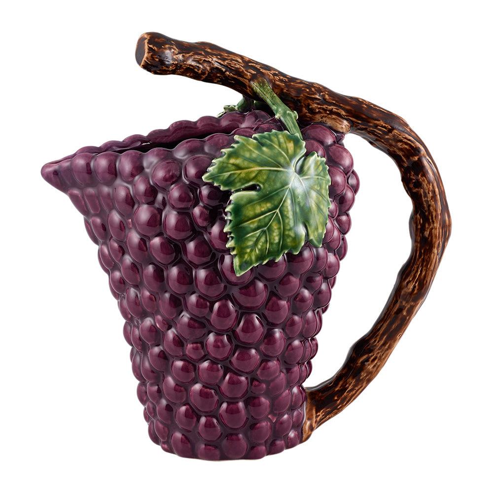 Carafa ceramica, mov, Grapes - BORDALLO PINHEIRO
