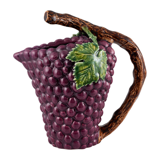 Carafa ceramica, mov, Grapes - BORDALLO PINHEIRO