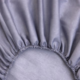 Lenjerie de pat 160x200, satin, 4 piese, Brume - YVES DELORME