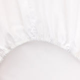 Lenjerie de pat 200x200, satin, 4 piese, Adagio Blanc - YVES DELORME