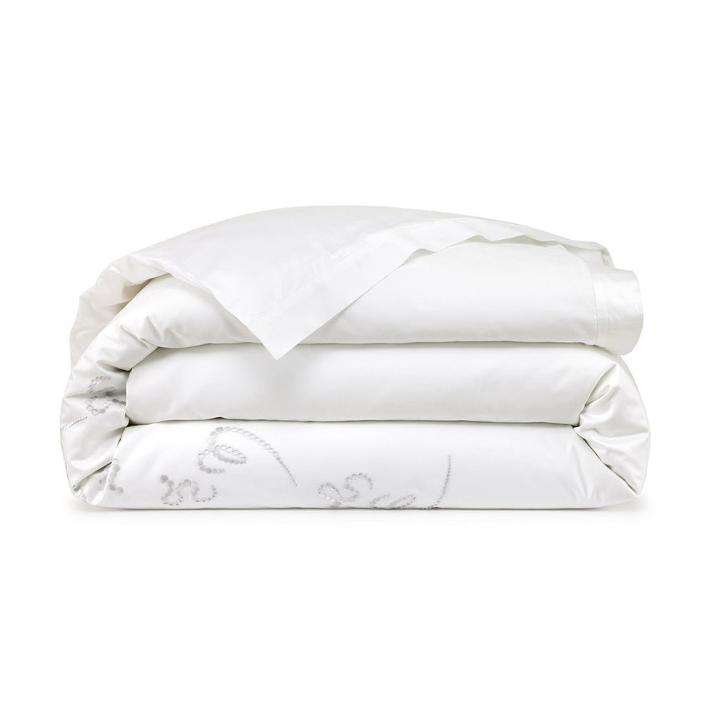 Cearceaf pentru pilota 260x240, satin, Ballet Blanc - YVES DELORME