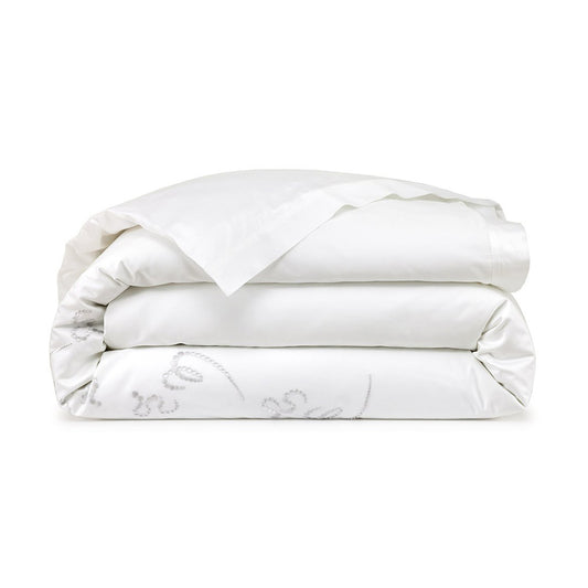 Cearceaf pentru pilota 240x220, satin, Ballet Blanc - YVES DELORME