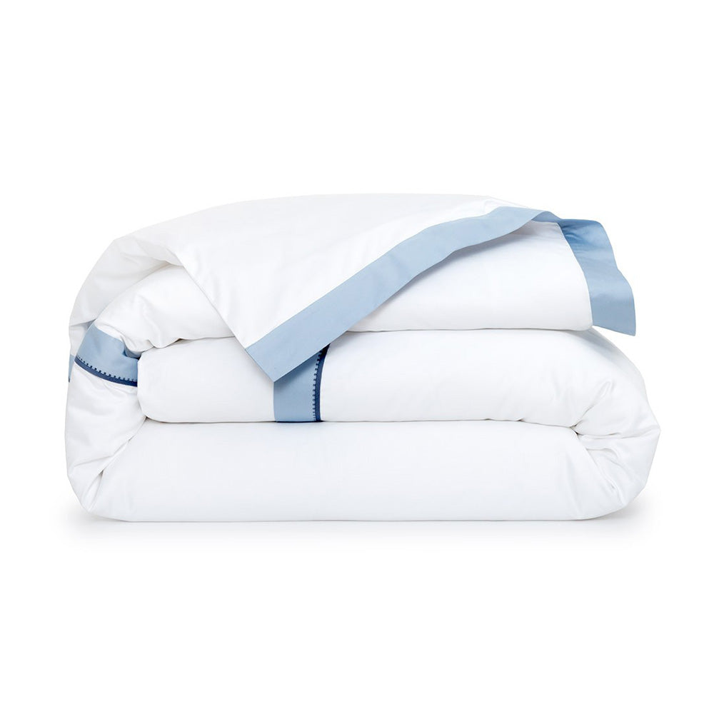 Cearceaf pentru pilota 240x220 cm, satin, Opera Pastel/Bleu - YVES DELORME