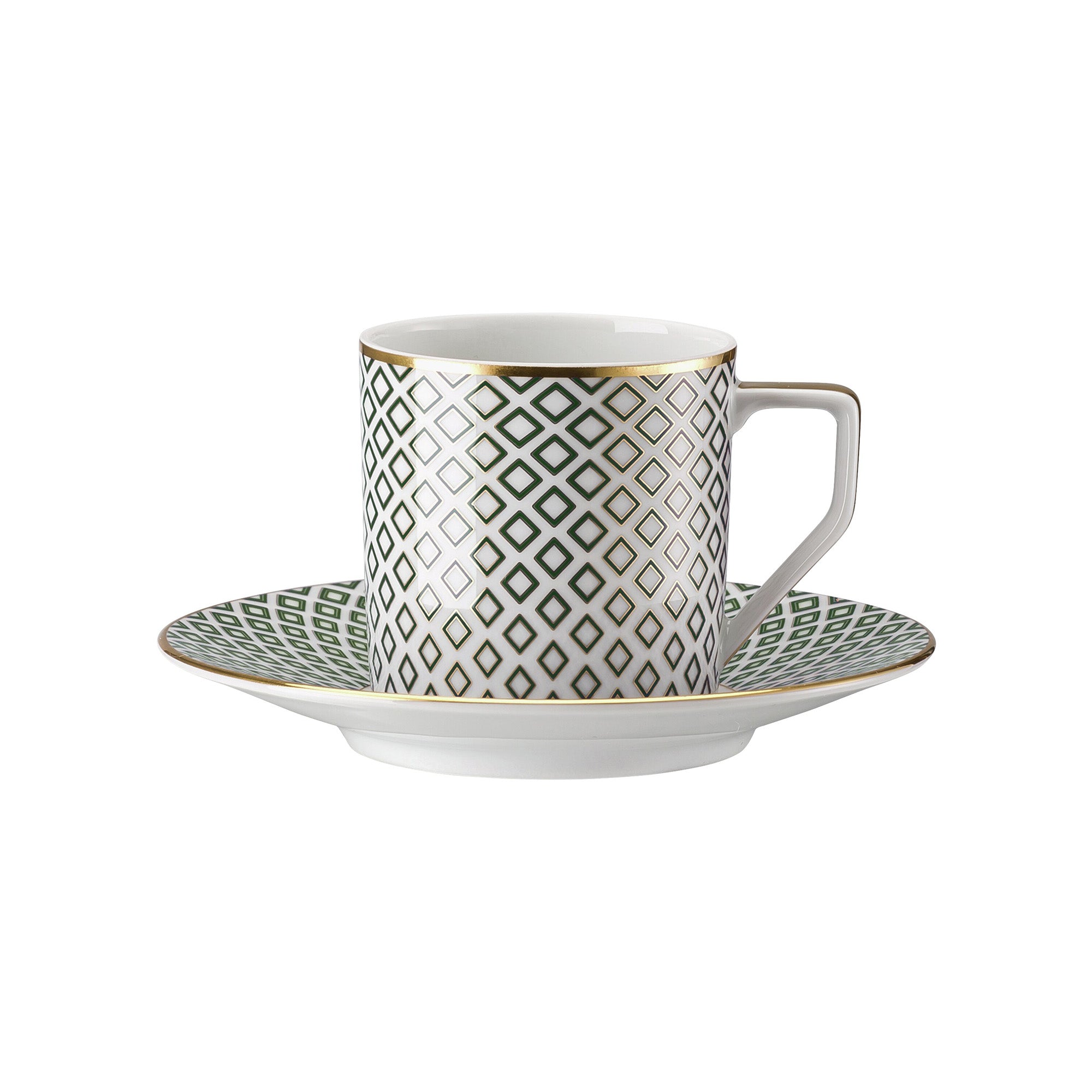 Ceasca pentru espresso si farfurie, 70 ml, Francis Carreau Vert - ROSENTHAL