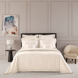 Cerceaf cu elastic pentru saltea 180x200, satin, Adagio Milk - YVES DELORME