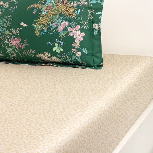 Cearceaf cu elastic pentru saltea 180x200, satin, Contes - YVES DELORME