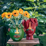 Vaza din portelan, rosu, 32 cm, Arciboldo - SIMONA'S COLLECTION