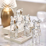 Figurina transparenta din cristal, Bearbrick - BACCARAT