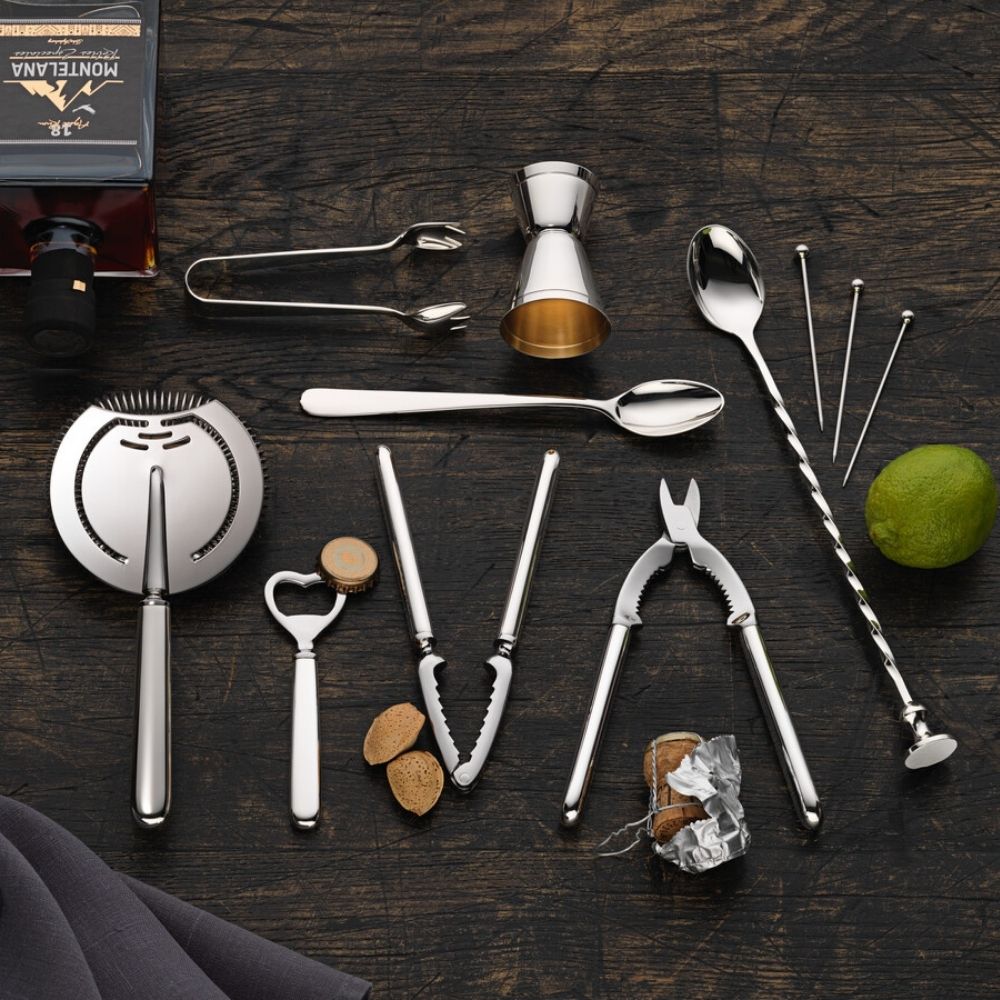 Lingurita cocktail, placata cu argint, Dante - ROBBE & BERKING