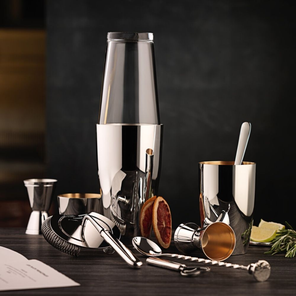Lingurita cocktail, placata cu argint, Dante - ROBBE & BERKING