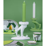 Ceasca pentru espresso si farfurie, portelan, Elf & Co - BACI MILANO