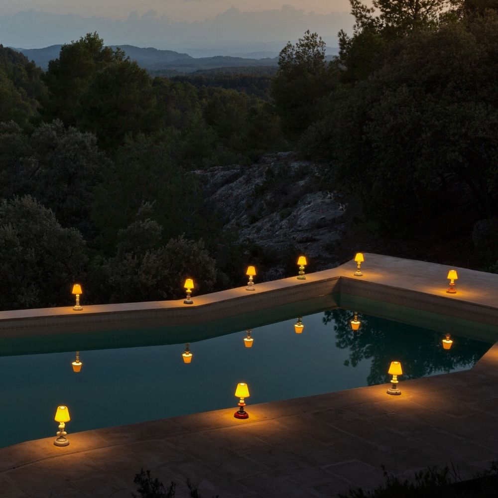 Veioza din portelan Floarea Soarelui, Ivory, Firefly - LLADRO