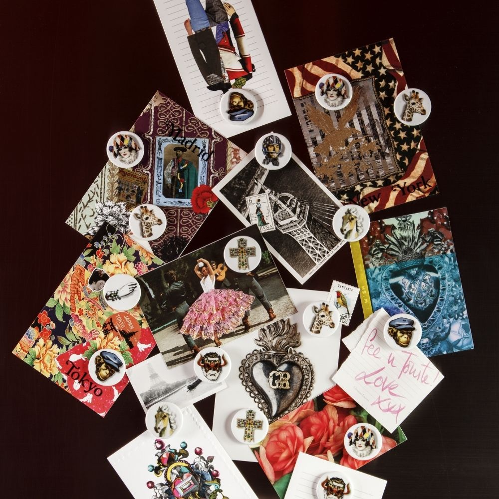 Set 4 suporturi pentru pahare Mister Tiger, Love who you want - CHRISTIAN LACROIX