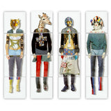 Set 4 suporturi pentru pahare Mister Tiger, Love who you want - CHRISTIAN LACROIX