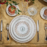 Farfurie pentru desert, 21 cm, Noel Blanc - BERNARDAUD