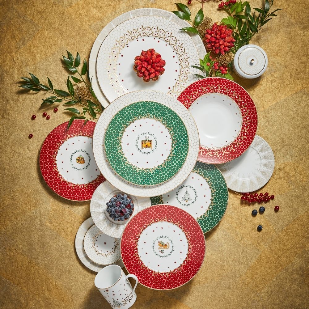 Farfurie pentru desert, 21 cm, Noel Blanc - BERNARDAUD