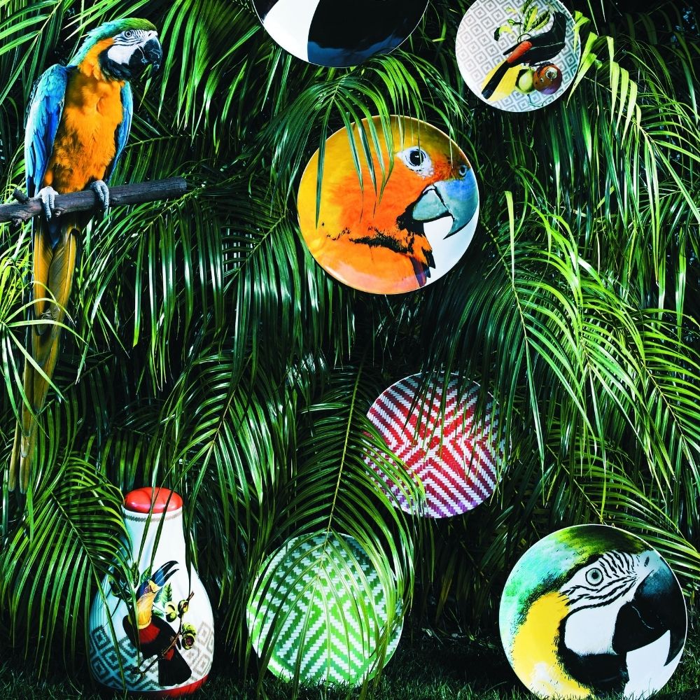 Farfurie pentru cina, Yellow, Olhar o Brasil by Chico Gouvea - VISTA ALEGRE