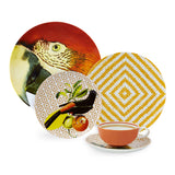 Farfurie pentru cina, Yellow, Olhar o Brasil by Chico Gouvea - VISTA ALEGRE