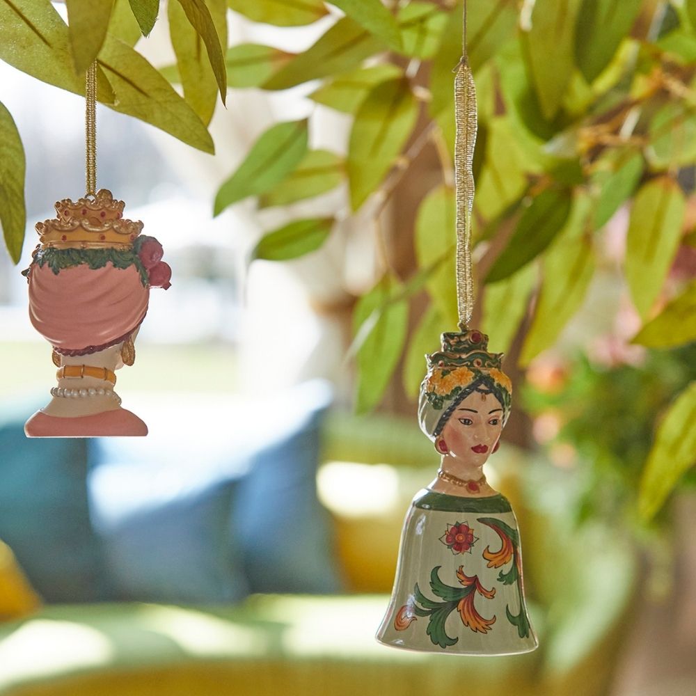 Ornament Audenzia Sicily, verde, 10 cm - SIMONA'S Christmas