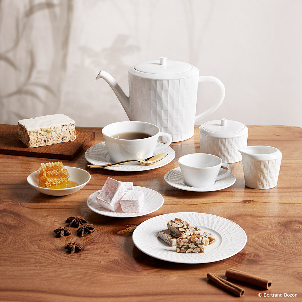 Cana din portelan, Twist Blanc - BERNARDAUD