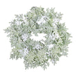Coronita decorativa Cypress inghetat, verde, 30 cm - SIMONA'S CHRISTMAS