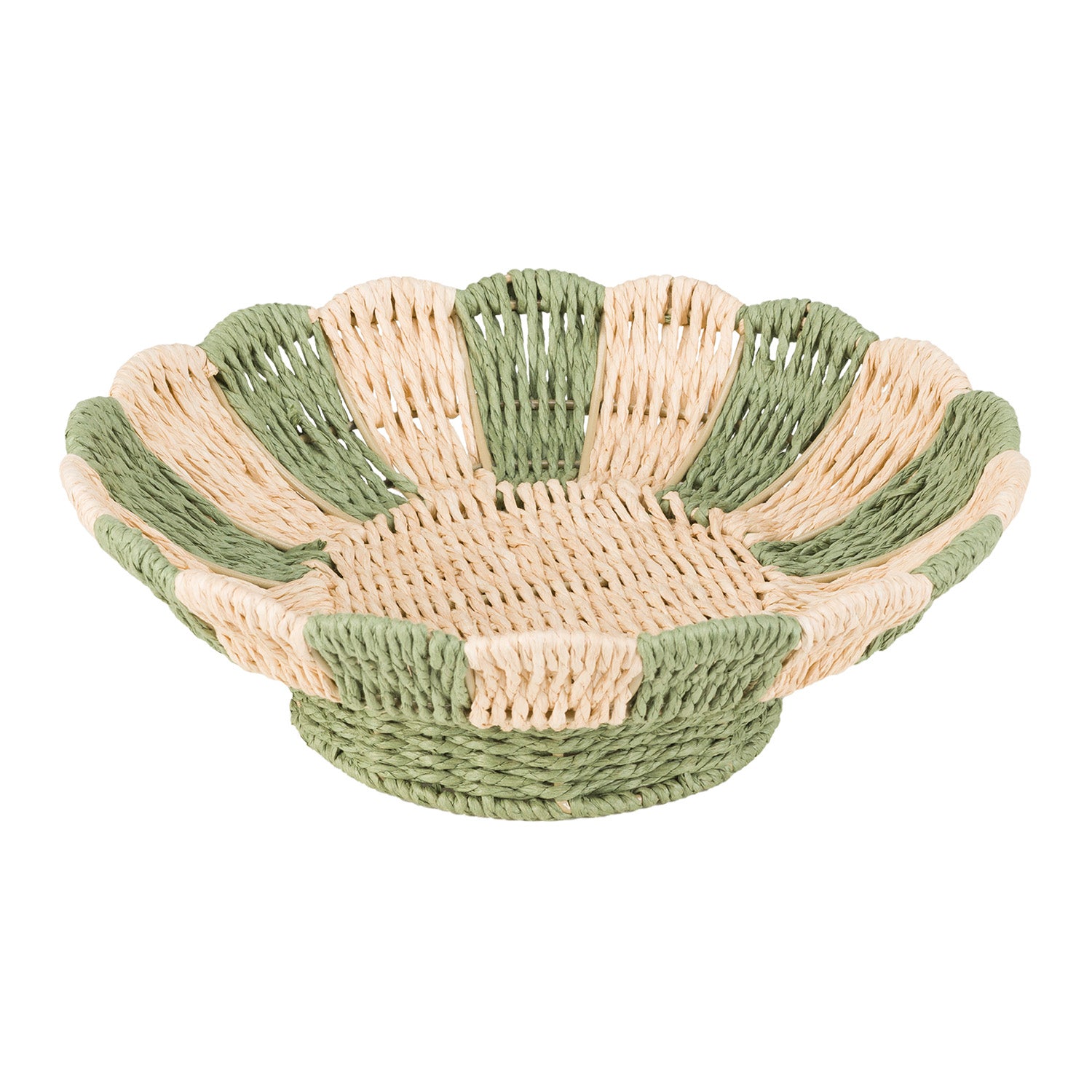 Cos pentru servire, verde, 30x10 cm, Incarta - SIMONA'S COLLECTION
