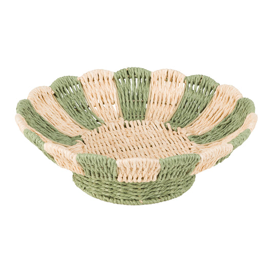 Cos pentru servire, verde, 30x10 cm, Incarta - SIMONA'S COLLECTION