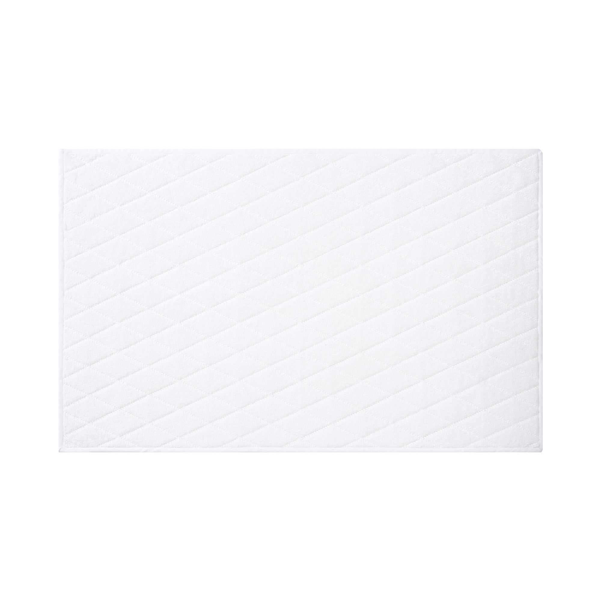 Covor pentru baie 53x86 cm, bumbac, Adagio Blanc - YVES DELORME