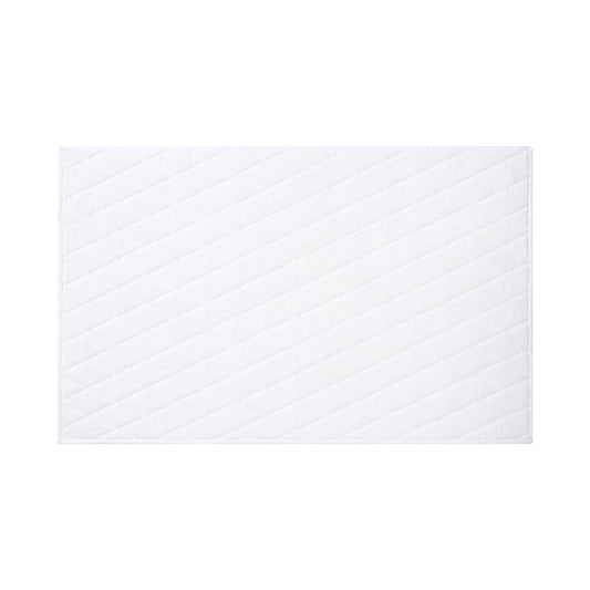 Covor pentru baie 53x86 cm, bumbac, Adagio Blanc - YVES DELORME