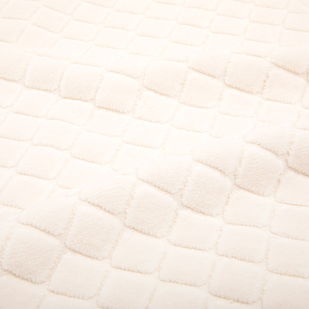 Covor pentru baie 55x90 cm, bumbac, Etoile Nacre - YVES DELORME