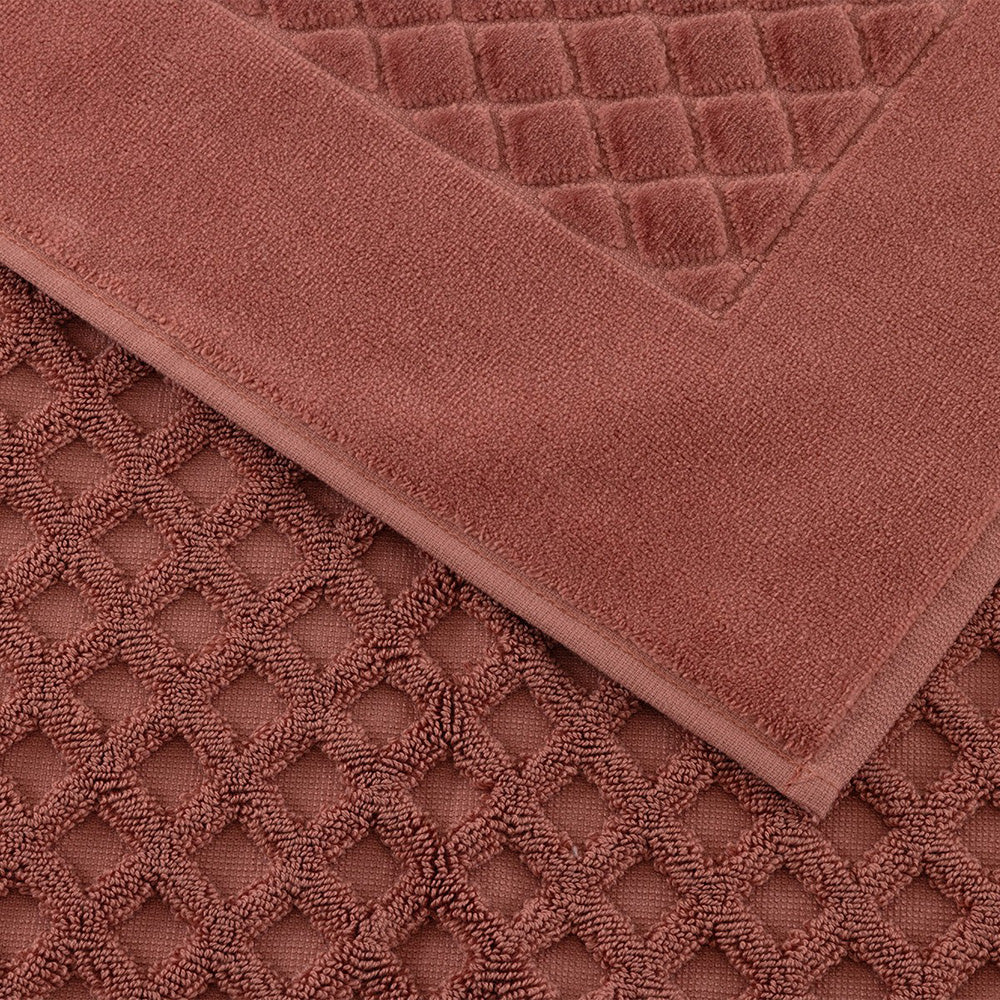 Covor pentru baie 55x90 cm, bumbac, Etoile Santal - YVES DELORME