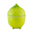 Cutie ceramica cu capac, 11 cm, Limao - BORDALLO PINHEIRO
