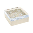 Cutie decorativa cu capac gravat, ivory, 15 cm Iris - RIVIERE