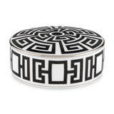 Cutie din portelan, 13 cm, Labirinto Nero - GINORI 1735