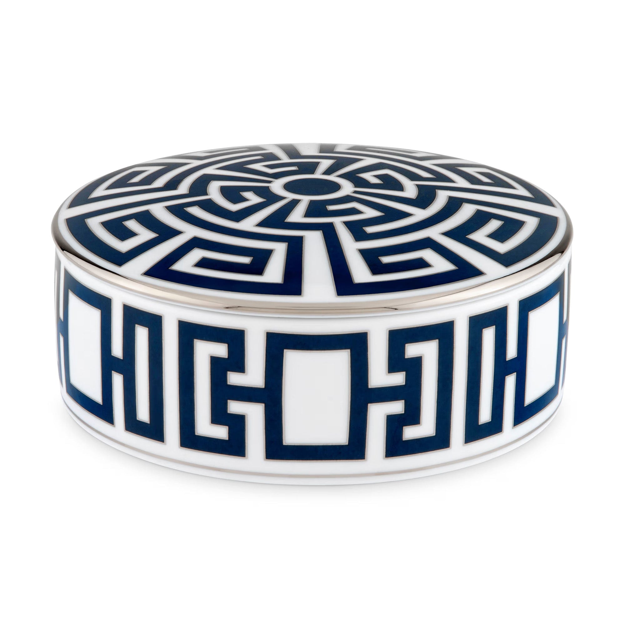 Cutie din portelan, 13 cm, Labirinto Zaffiro - GINORI 1735