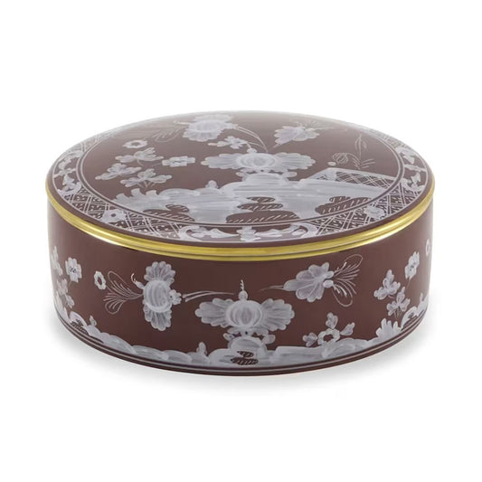 Cutie din portelan, 13 cm, Oriente Italiano Castagna - GINORI 1735