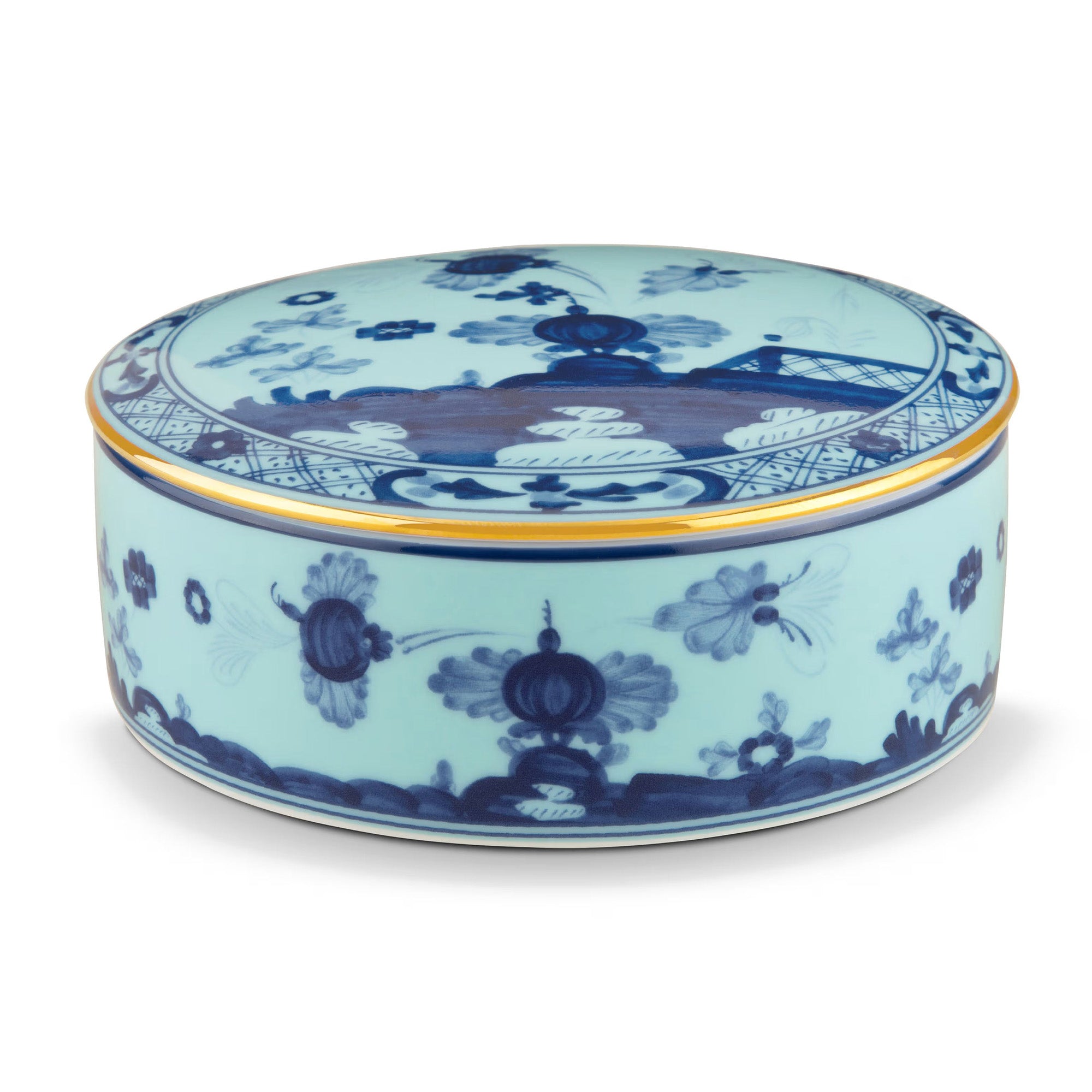 Cutie din portelan, 13 cm, Oriente Italiano Iris - GINORI 1735