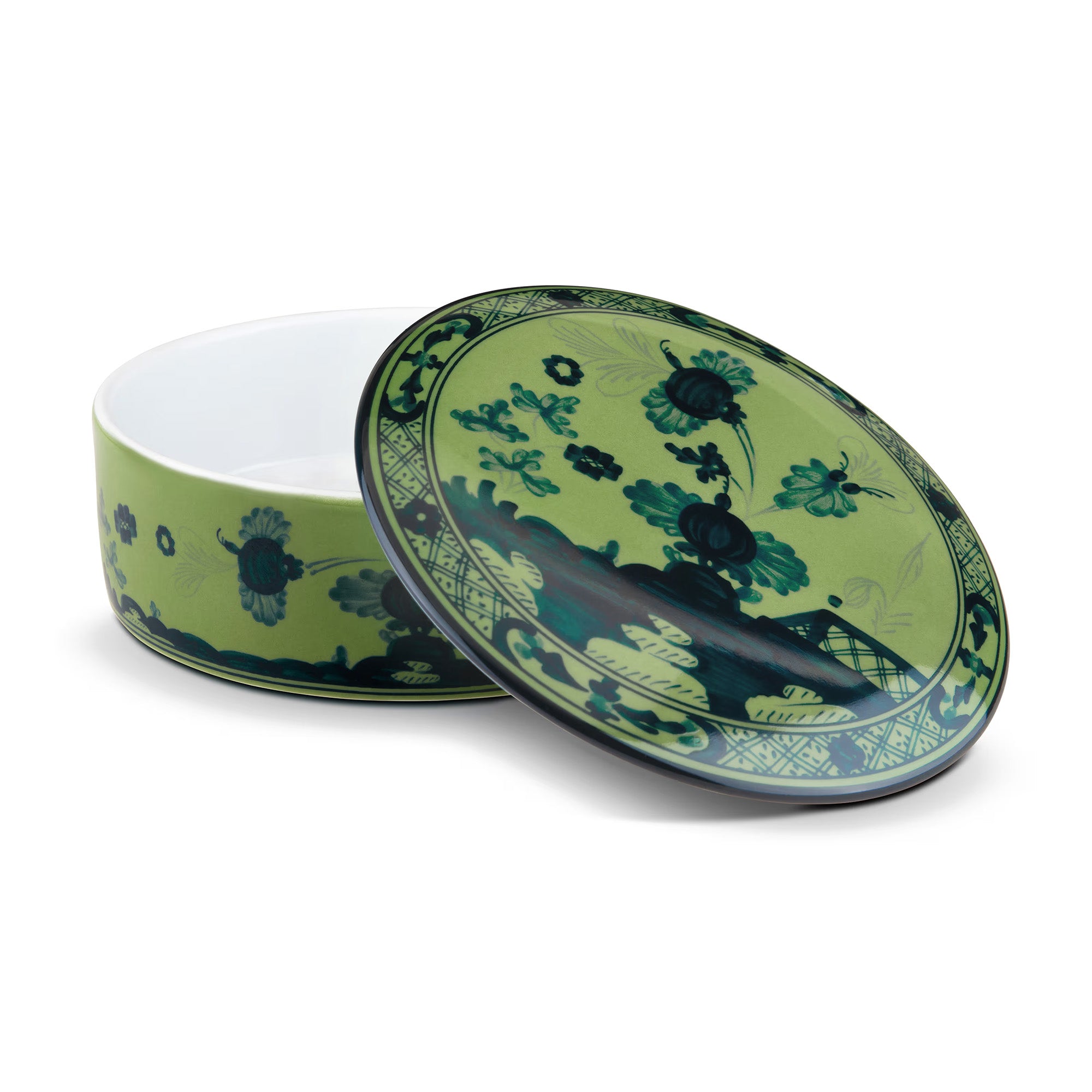 Cutie din portelan, 13 cm, Oriente Italiano Malachite - GINORI 1735