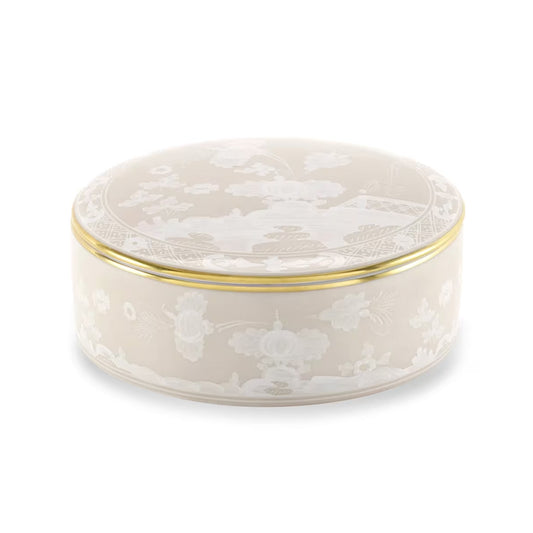 Cutie din portelan, 13 cm, Oriente Italiano Meringa - GINORI 1735